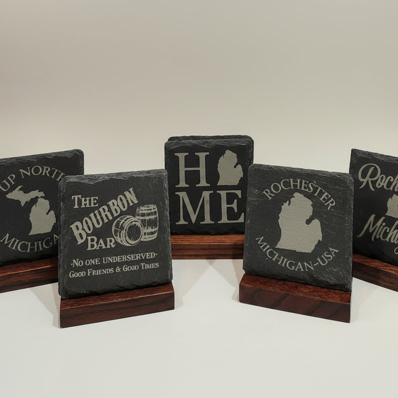 Laser Engraved Coasters