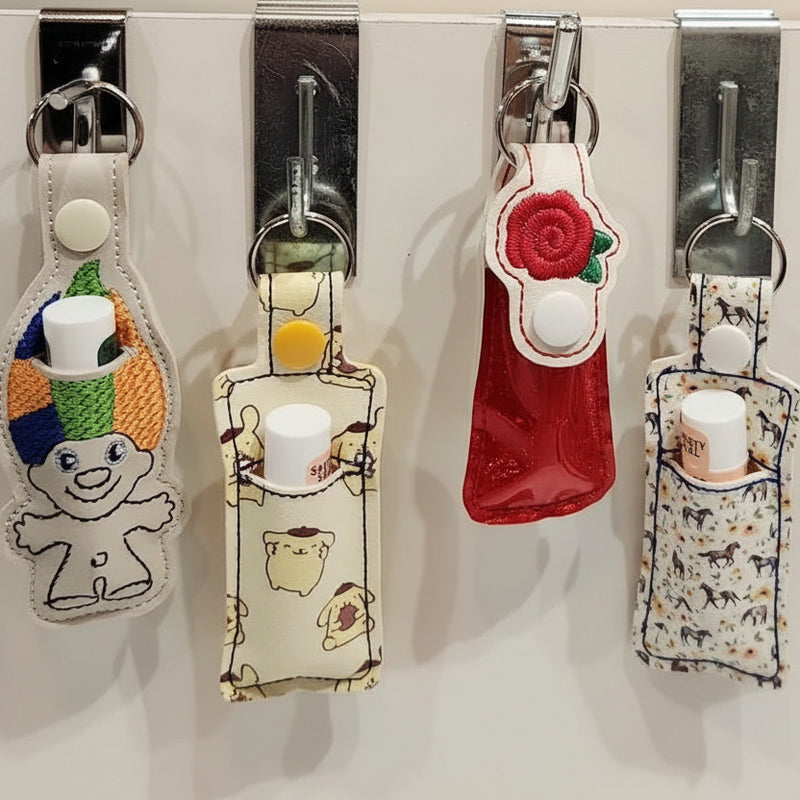 Lip Balm Holder Keychains
