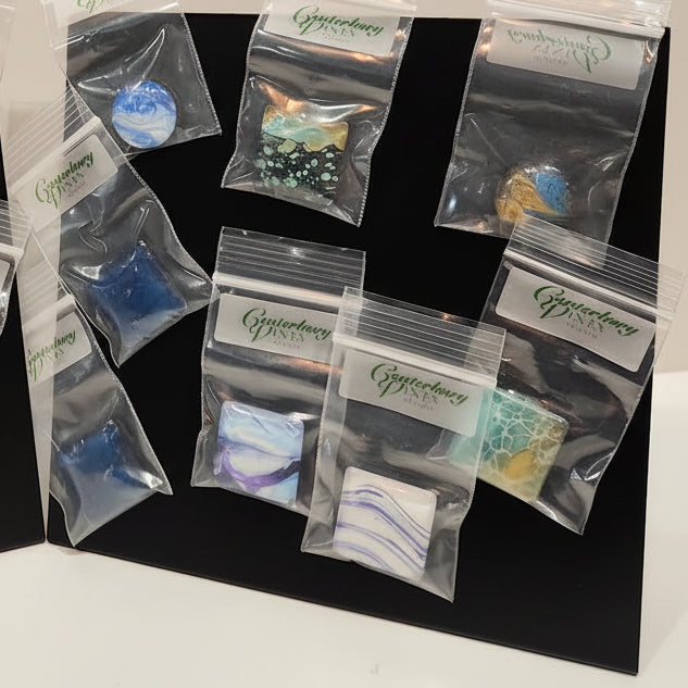 Poured Paint Magnets