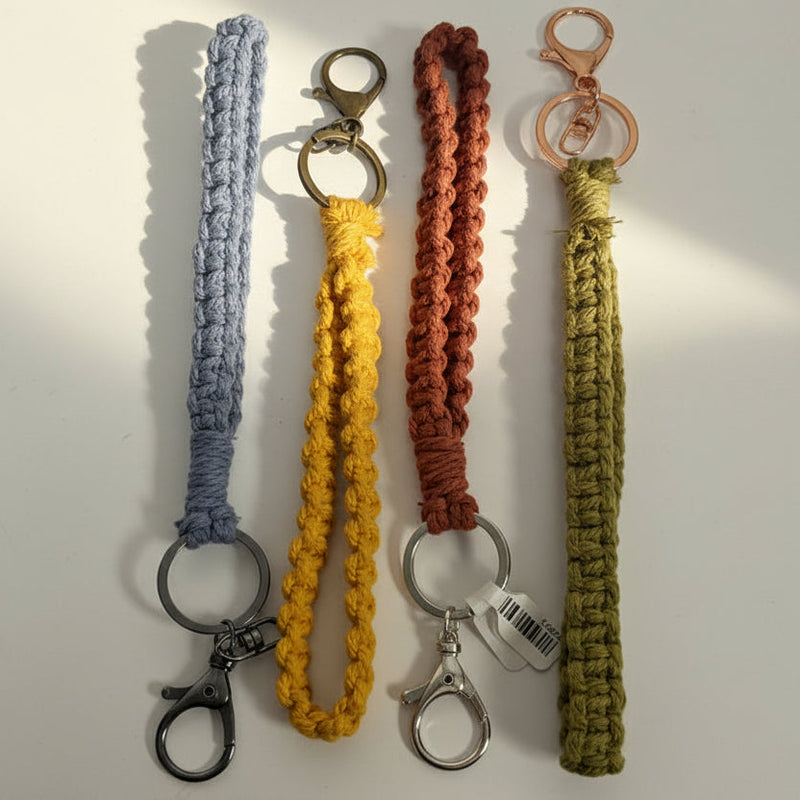Macrame Wristlet Keychains