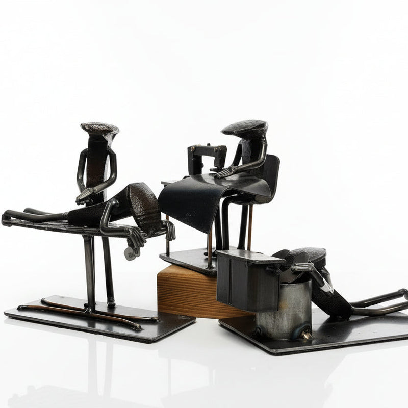 Railroad Spike Sculptures