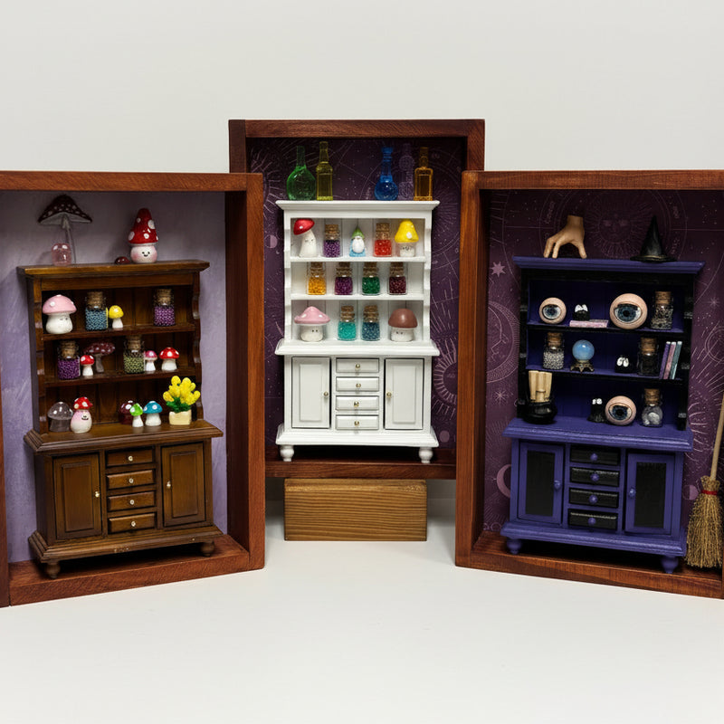Spooky Curio Cabinets